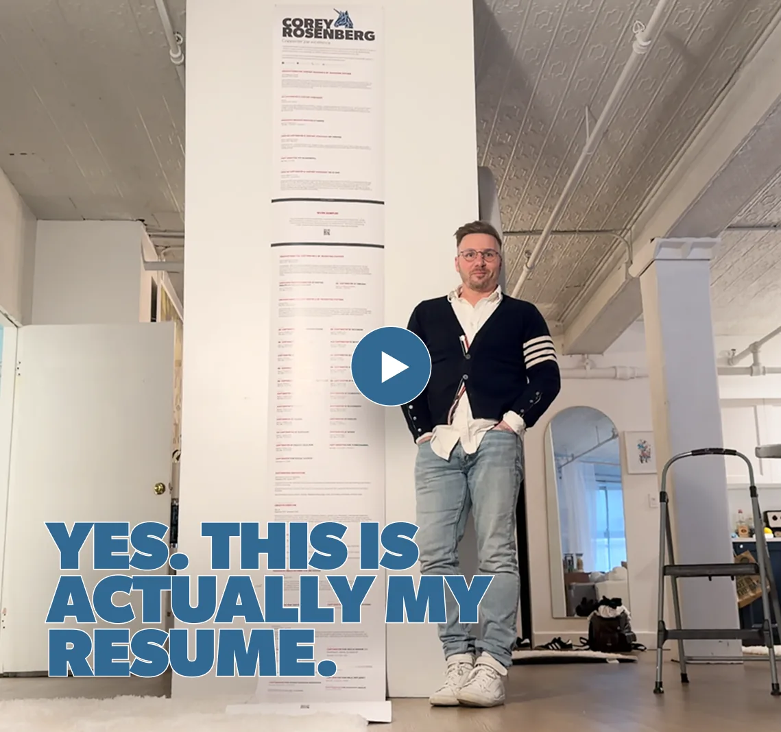 I’m Corey — Creative Director and Copywriter
