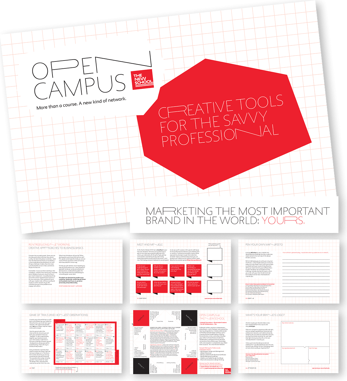 The New School “Open Campus” brand campaign.