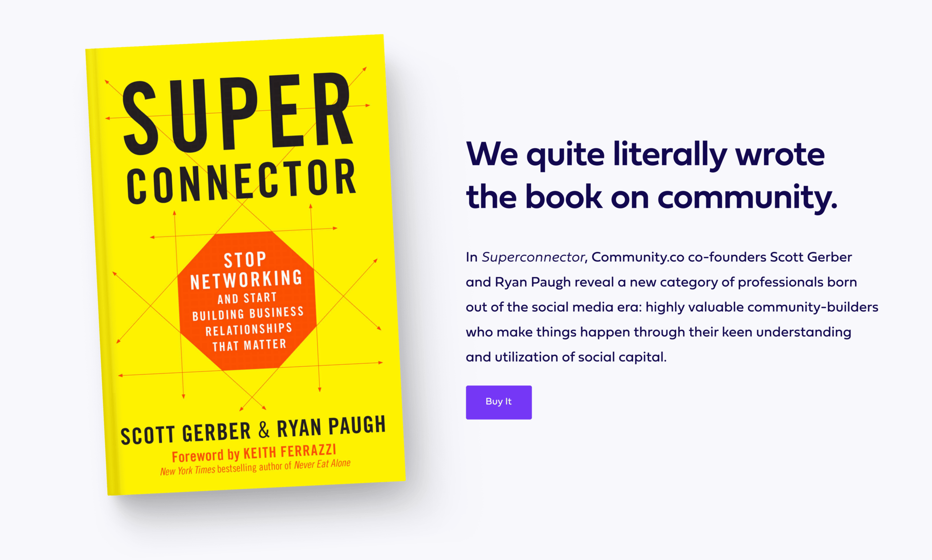 Community.co members and platform pages: “Connecting dots, thoughts, and so much more.” — the C2 (community-to-community) model made tangible.